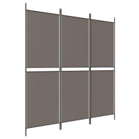 Vidaxl 3-Panel Room Divider Anthracite 59.1X86.6 Fabric