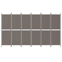 Vidaxl 6-Panel Room Divider Anthracite 118.1X86.6 Fabric
