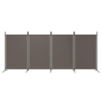 Vidaxl 4-Panel Room Divider Anthracite 136.2X70.9 Fabric