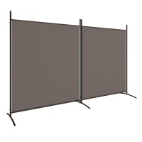Vidaxl 2-Panel Room Divider Anthracite 137X70.9 Fabric