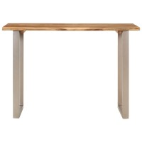 Vidaxl Dining Table 43.3X19.7X29.9 Solid Wood Acacia