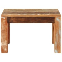 Vidaxl Coffee Table 21.7X21.7X13.8 Solid Wood Reclaimed