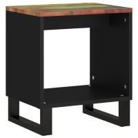 Vidaxl Coffee Table 15.7X12.2X18.1 Solid Wood Reclaimed&Engineered Wood