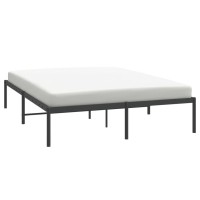 Vidaxl Metal Bed Frame Black 59.1X78.7