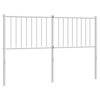 vidaXL Metal Headboard White 53.1