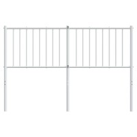 vidaXL Metal Headboard White 53.1