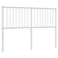 vidaXL Metal Headboard White 53.1