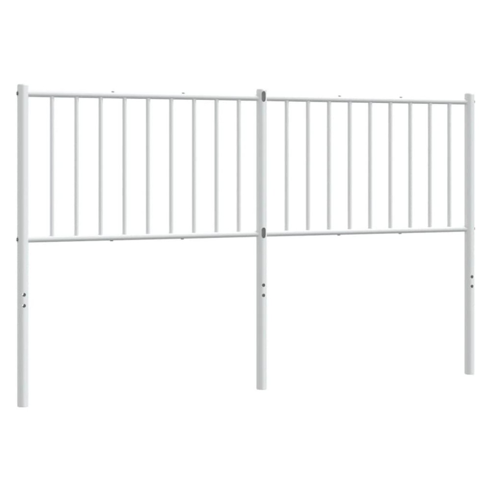 vidaXL Metal Headboard White 59.1