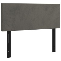 vidaXL Headboard Dark Gray 39.4