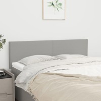 vidaXL Headboards 2 pcs Light Gray 28.3