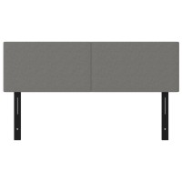 vidaXL Headboards 2 pcs Dark Gray 28.3