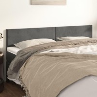 vidaXL Headboards 2 pcs Dark Gray 31.5