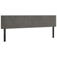 vidaXL Headboards 2 pcs Dark Gray 31.5