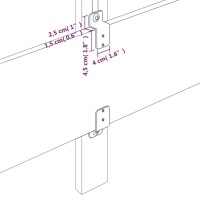 vidaXL Headboards 2 pcs White 31.5