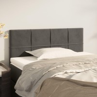 vidaXL Headboard Dark Gray 39.4