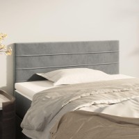 vidaXL Headboard Light Gray 39.4