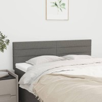 vidaXL Headboards 2 pcs Dark Gray 28.3