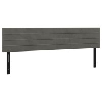 vidaXL Headboards 2 pcs Dark Gray 35.4