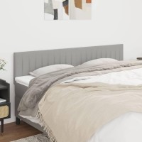 vidaXL Headboards 2 pcs Light Gray 31.5