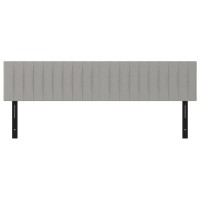 vidaXL Headboards 2 pcs Light Gray 35.4