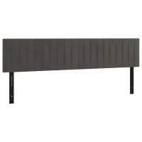 vidaXL Headboards 2 pcs Dark Gray 35.4