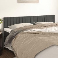 vidaXL Headboards 2 pcs Dark Gray 39.4