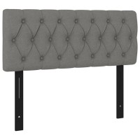 vidaXL Headboard Dark Gray 39.4