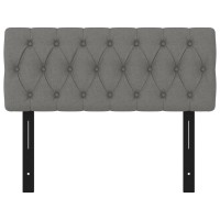 vidaXL Headboard Dark Gray 39.4