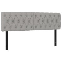 vidaXL Headboards 2 pcs Light Gray 31.5