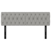 vidaXL Headboards 2 pcs Light Gray 31.5