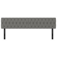 vidaXL Headboards 2 pcs Dark Gray 35.4