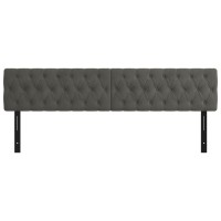 vidaXL Headboards 2 pcs Dark Gray 35.4