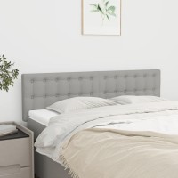 vidaXL Headboards 2 pcs Light Gray 28.3