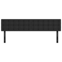 vidaXL Headboards 2 pcs Black 31.5