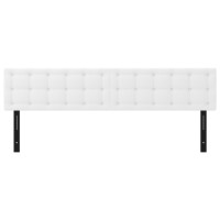 vidaXL Headboards 2 pcs White 31.5