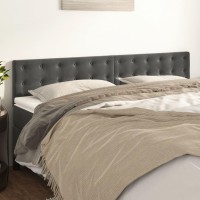 vidaXL Headboards 2 pcs Dark Gray 31.5