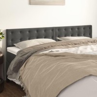 vidaXL Headboards 2 pcs Dark Gray 39.4