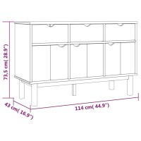 vidaXL Sideboard OTTA 44.9