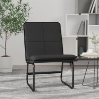 vidaXL Lounge Chair Black 21.3