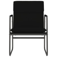 Vidaxl Lounge Chair Black 21.7X25.2X31.5 Faux Leather