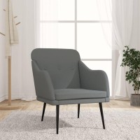 Vidaxl Armchair Dark Gray 24.8X29.9X31.5 Fabric