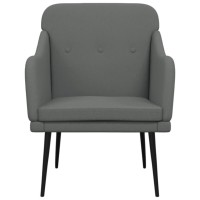 Vidaxl Armchair Dark Gray 24.8X29.9X31.5 Fabric