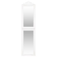 vidaXL Free-Standing Mirror White 17.7