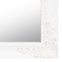 vidaXL Free-Standing Mirror White 17.7