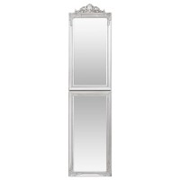 vidaXL Free-Standing Mirror Silver 17.7