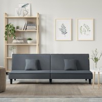 Vidaxl Sofa Bed Dark Gray Velvet