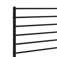 vidaXL Metal Headboard Black 53.1