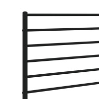 vidaXL Metal Headboard Black 59.1