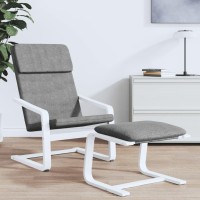 Vidaxl Relaxing Chair Dark Gray Fabric