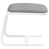 vidaXL Footstool Light Gray 20.1